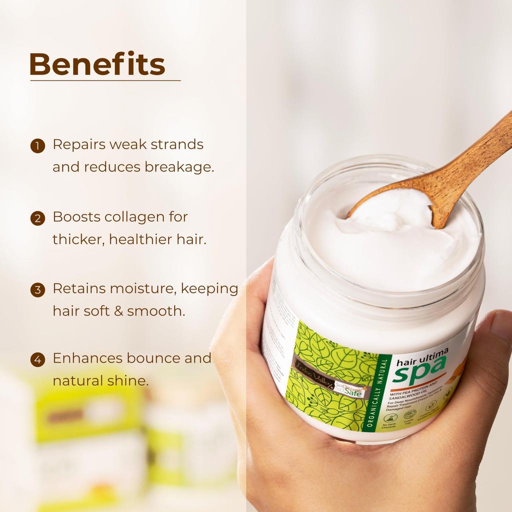 INDUS VALLEY 100% Bio Tiefenpflegender Haar-Spa (ultima spa 175ml)