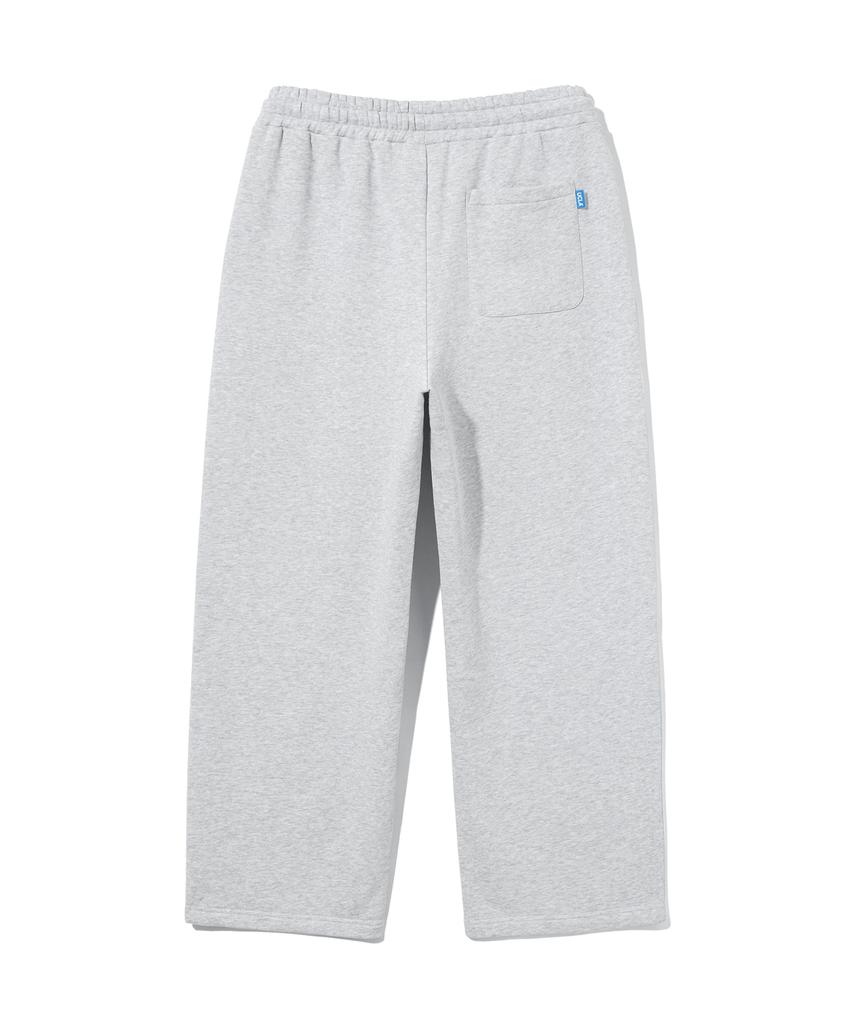 UCLA Unisex Full Elastic Waist Wide Pants [L-M-Grey](Ubrlp80)