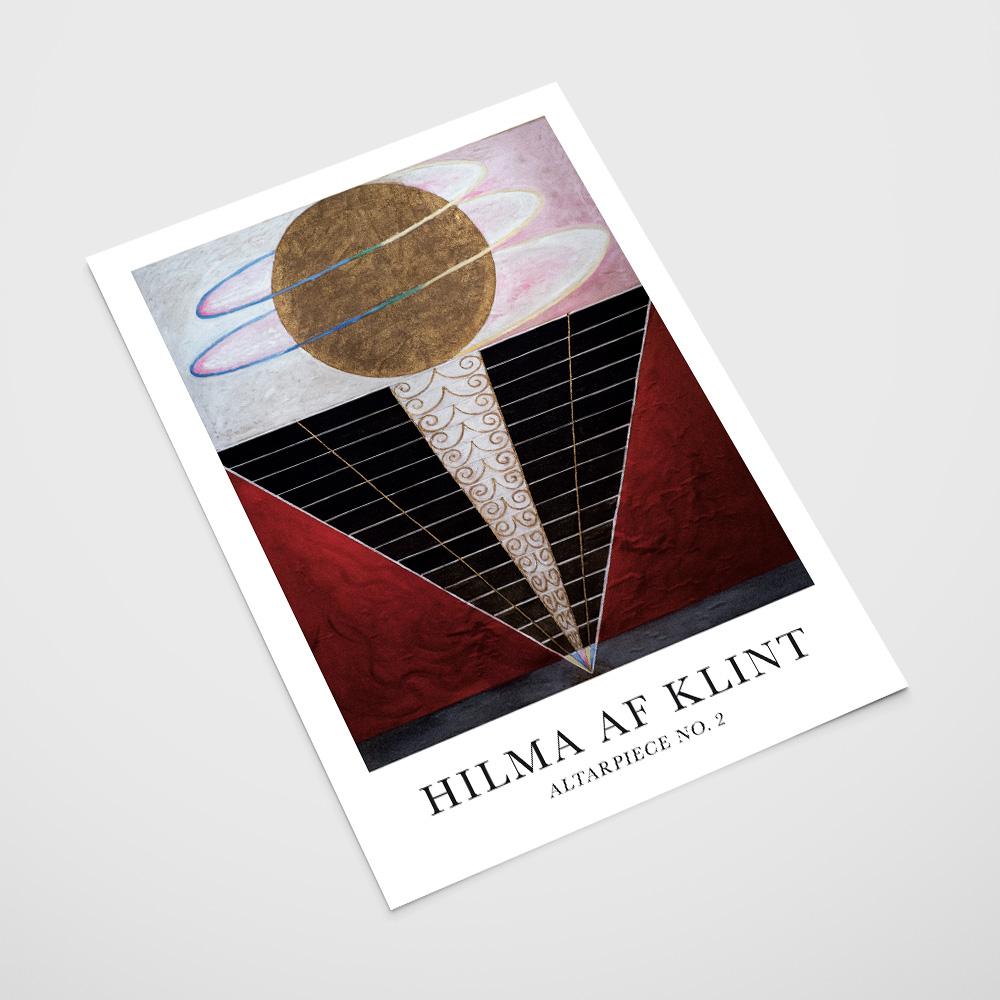 Plakat Hilma af Klint altarpiece