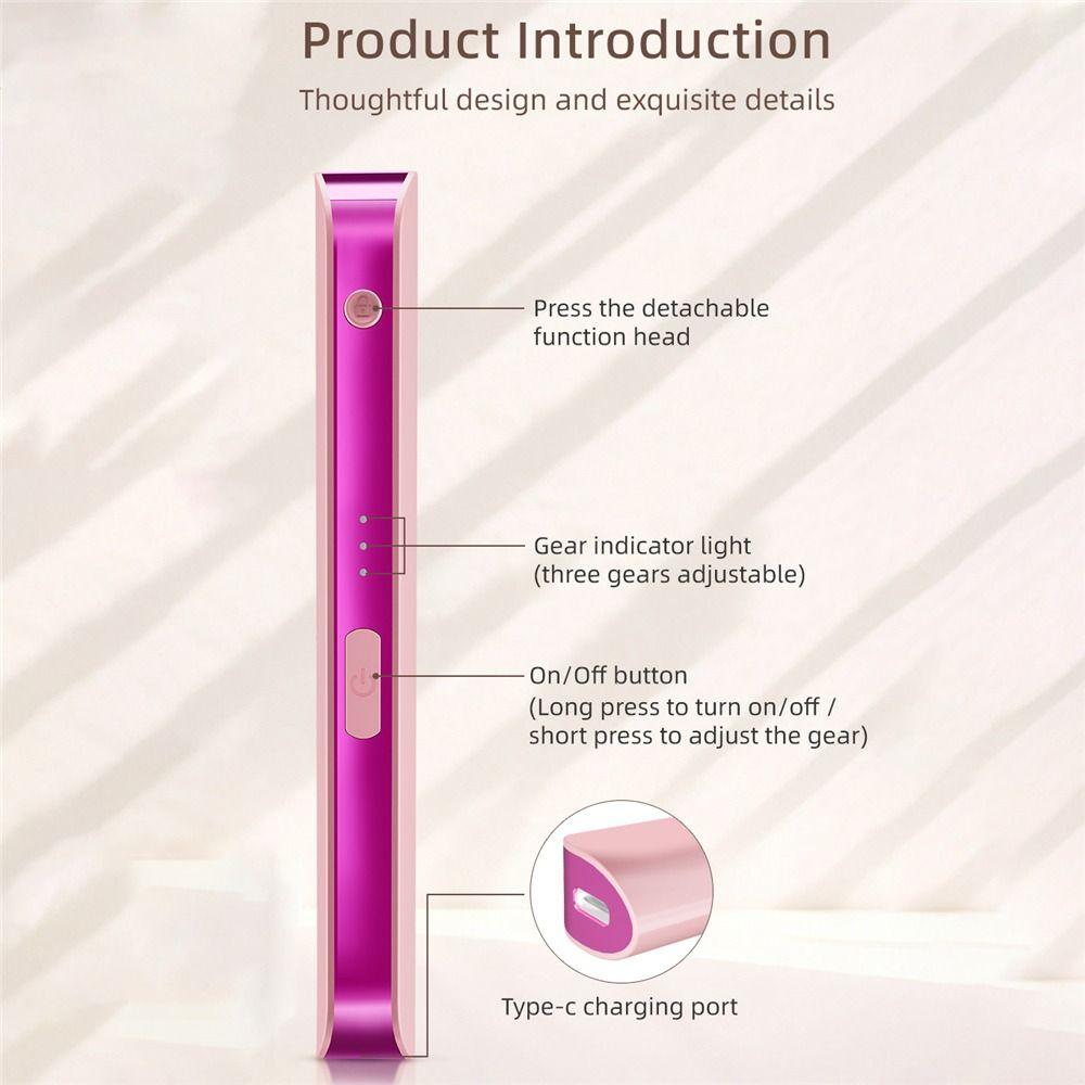 3 Customizable Speeds Electric Shaver 2-in-1 Design Dermaplaning Tool Women's Hair Removal