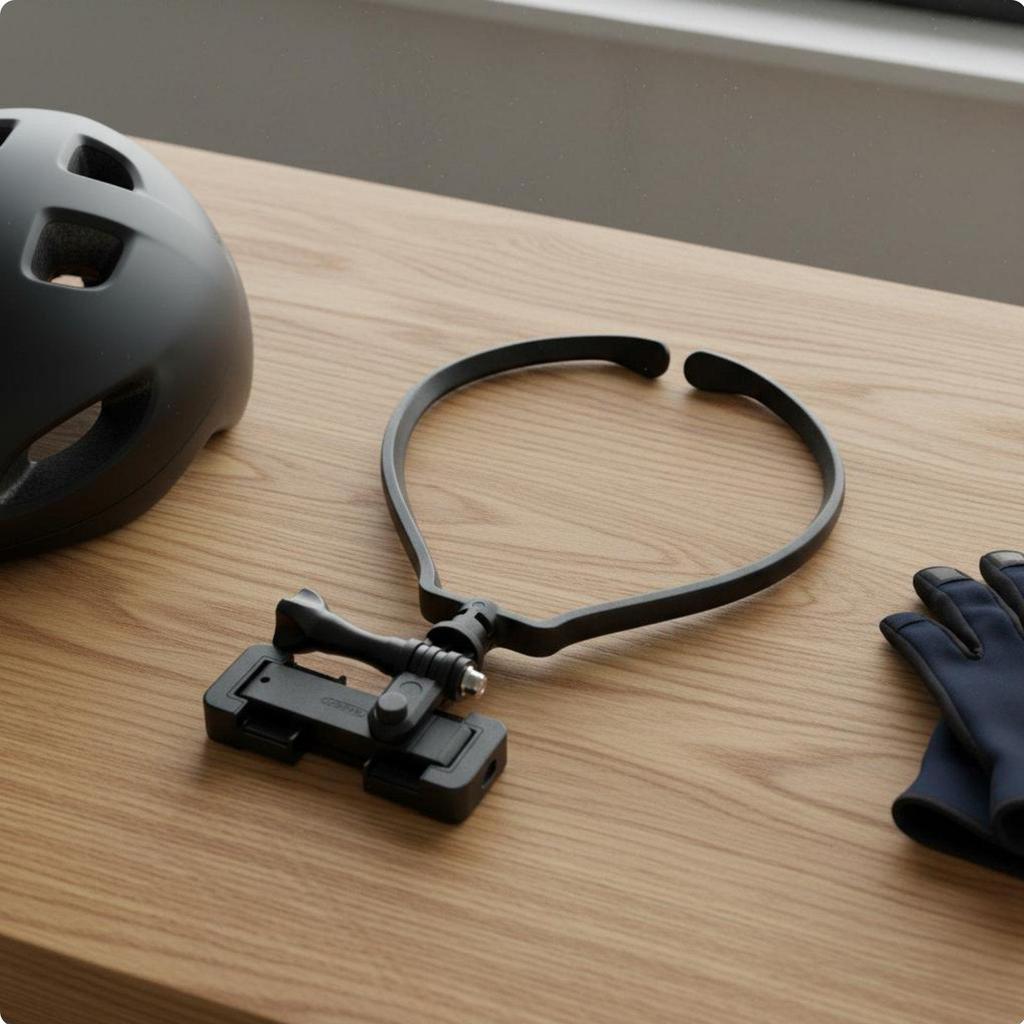 First Person View Phone Mount Adjustable Angle POV Lightweight and Comfortable Mobile