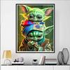 Disney Diamond Painting Baby Yoda Illustration 5D Diamond Painting Art Embroidery Cross Stitch Room Decoration