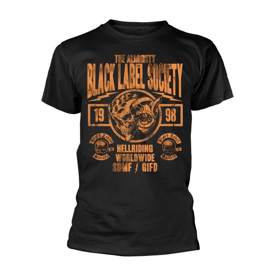 Black Label Society Hell Riding Worldwide Official Tee T-Shirt Mens