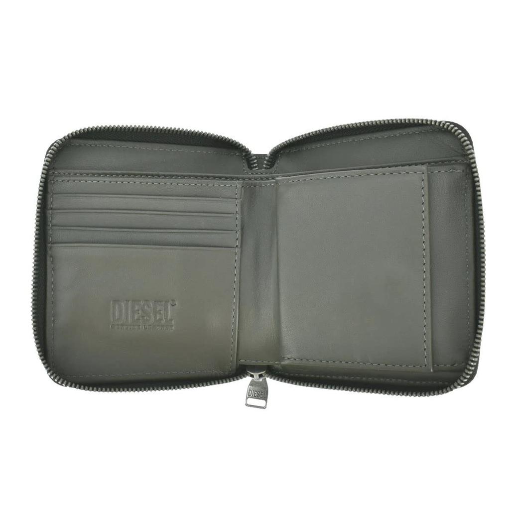 Diesel Men's Bifold Wallet, Black, X09337, P0556, T8004 [Parallel Import]