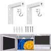 Projector Screen Ceiling Mount Wall Hanging Mount L-Bracket Adjustable Extension Projector Screen Placement Office