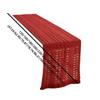 Traditional Chinese New Year Table Runner Long Strip Decorative Hollowed-out Tassels Runner Vintage Elegant Table Flag