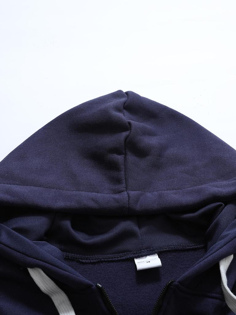 Men's Trendy Zipper Hoodie - Autumn/Winter Casual Pullover