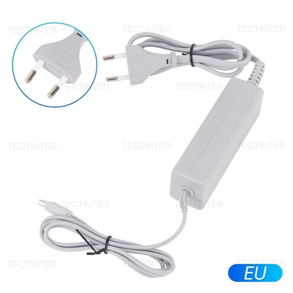 Сетевой адаптер-зарядное устройство EU Plug для консоли Wii U, шнур питания, совместимый с пультом дистанционного управления Nintendo Wii U, настенное зарядное устройство