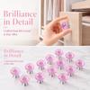 12pcs Decorative Glass Drawer Pulls 30mm Diameter Diamond Cabinet Knobs Cute Cabinet Knobs  Cabinets