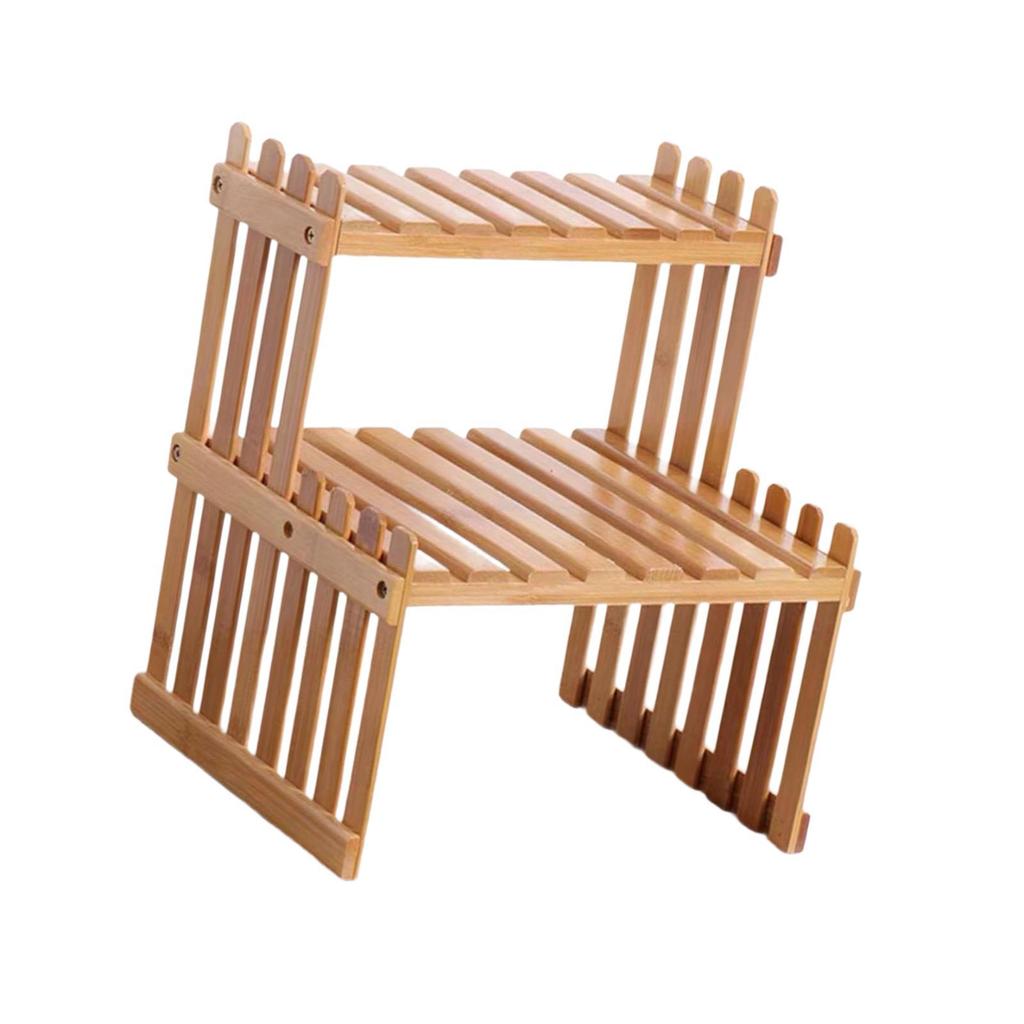 Tabletop Flower Pot Holder Decor Display Rack for Countertop Kitchen Balcony 2