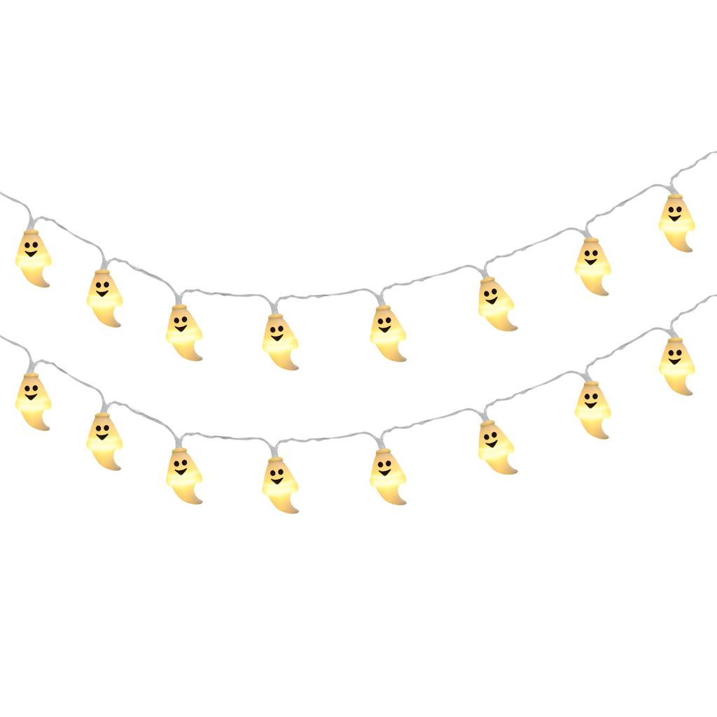 Pumpkins Ghost Skulls Holiday Party Decoration Light LED Halloween Ghost Festival Pumpkins Light String