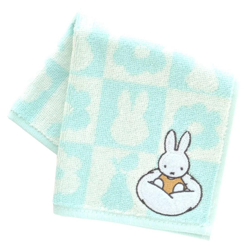 Miffy Towel Powder Color Handkerchief, (Blue), Women's, Approx. 25cm, 000195-0021-02