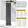 A96I-28 Size Nut And Bolt Thread Checker Bolt Size And Thread Gauge Bolt Gauge Durable Black