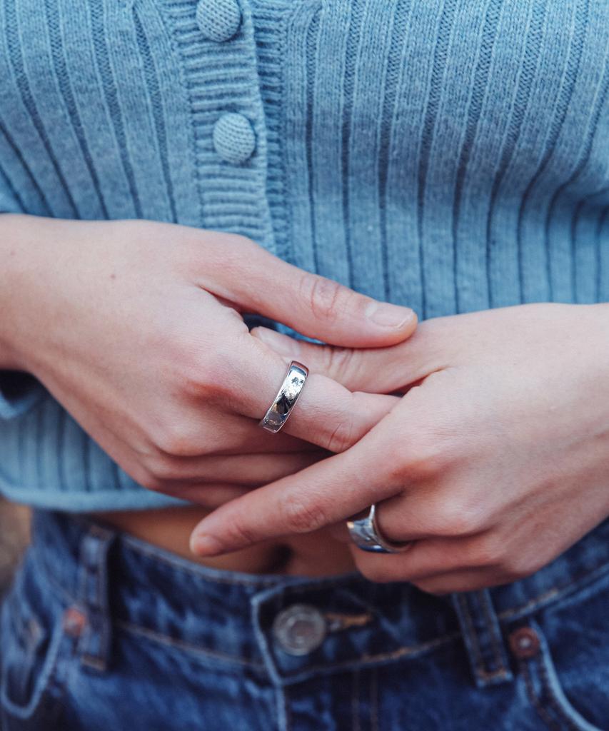 Sundaydiscoclub Basic Bold Ring Silver