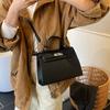 Classic Pu Shoulder Bag For Women With Tophandle Design And Secure Lock For Work And Casual