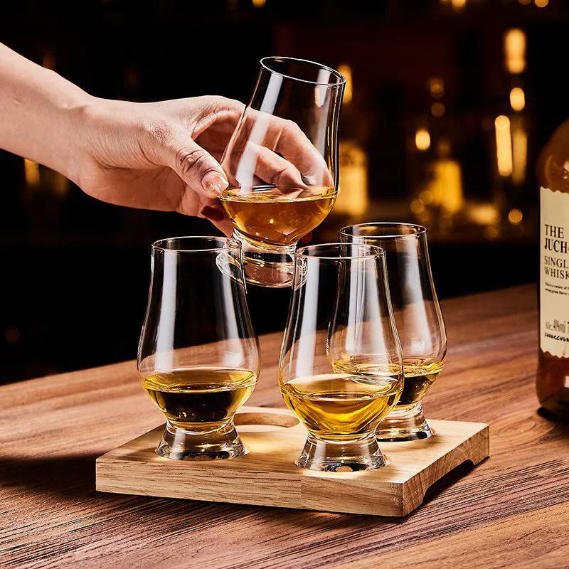 60-190ml Tasting Glasses Crystal Whiskey Glass Clear Whiskey Cocktail Glasses Drinking Glasses Scotch Liquor Barware Wine Glass