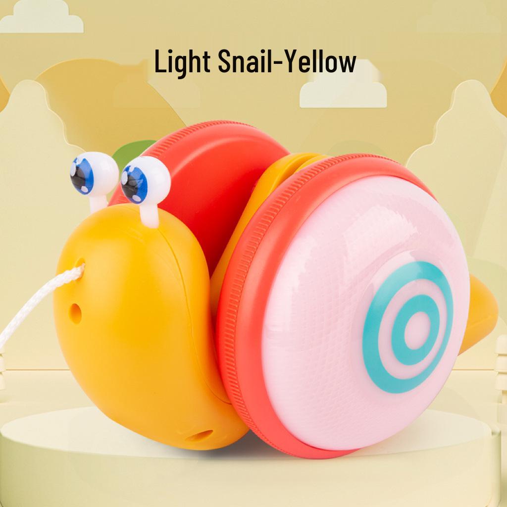 **Free Shipping: Popular Musical Snail Baby Walker & Crawler Toy with Pull Leash**