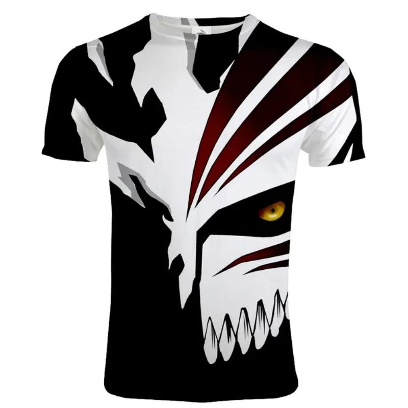 2025 Anime Bleach 3D Printed T-shirt Men Women Casual O-Neck Short Sleeve Streetwear Fashion Harajuku Hip Hop Tee Tops