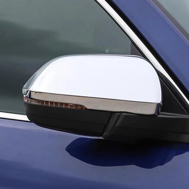 For Volkswagen VW Atlas Teramont 2017 2018      Car Rearview Side Mirror Cover Wing Cap Door Shell Trim