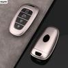 TPU Bilnøkkelholder Deksel For Hyundai Tucson Solaris Sonata Hybrid NEXO NX4 Santafe Dn8 4 knapper 2020 2021 2022 Tilbehør