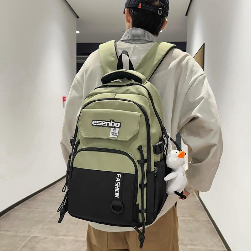 New Japanese ins tooling trend high school student backpack large capacity outdoor sports break backpack men