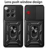 Slide Lens Camera Protection Funda for Oneplus 12 Case for Oneplus 12 Armor Case Magnetic Ring Stand Cover Shockproof Back Capa