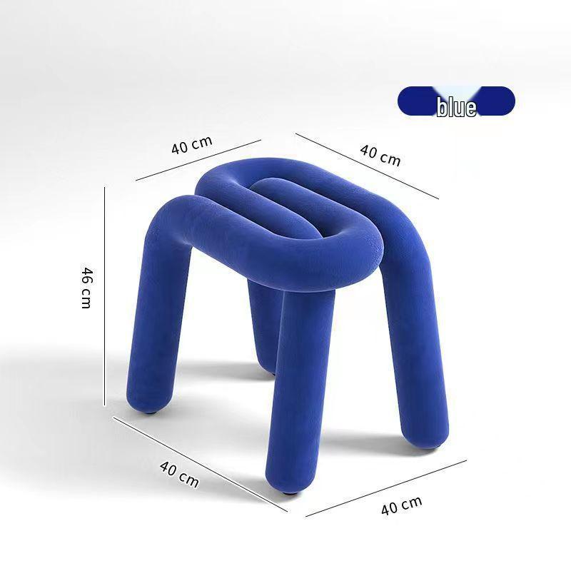 

Alien Makeup Chair: Bedroom Dressing & Backrest Stool for Nail Salons and Milk Tea Shops