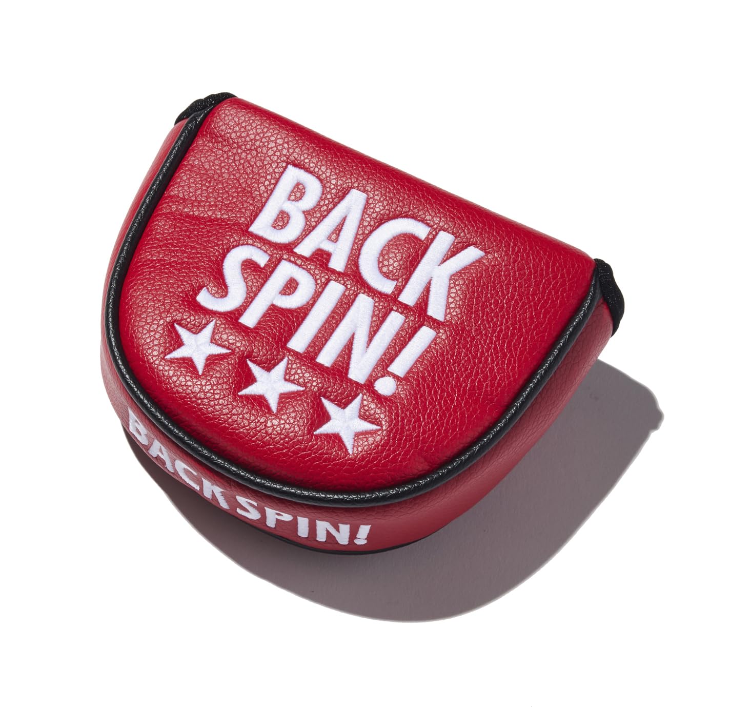 

Simple Star Mallet Golf Putter Headcover with Magnet (Red)