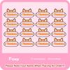 Custom Cartoon Iron On Name Sticker Heat Transfer Label Print On T-Shirt Hoodies Patches For Clothing Thermal Stickers Applique