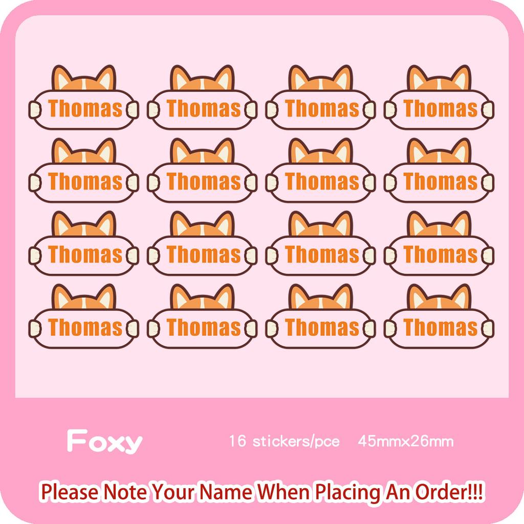 Custom Cartoon Iron On Name Sticker Heat Transfer Label Print On T-Shirt Hoodies Patches For Clothing Thermal Stickers Applique
