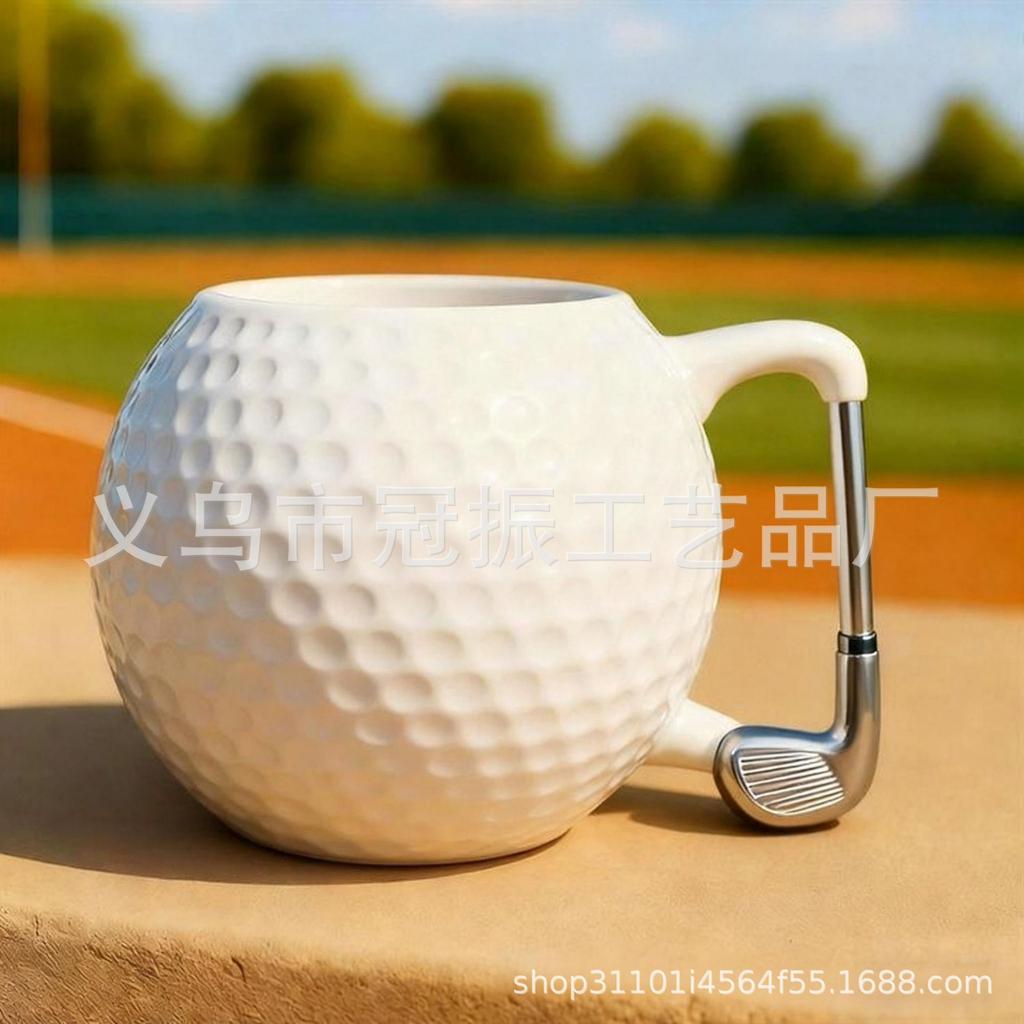 Sports Ball Ceramic Mug, Baseball/football/basketball Shaped Coffee Cup With Lid, Ornament, Gift for Sports Enthusiasts