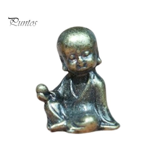 Mini Figure Statue Alloy Mini Figure Figurine Retro Micro Landscape Ornament for Potted Plants Tabletop Rockeries Bookshelf