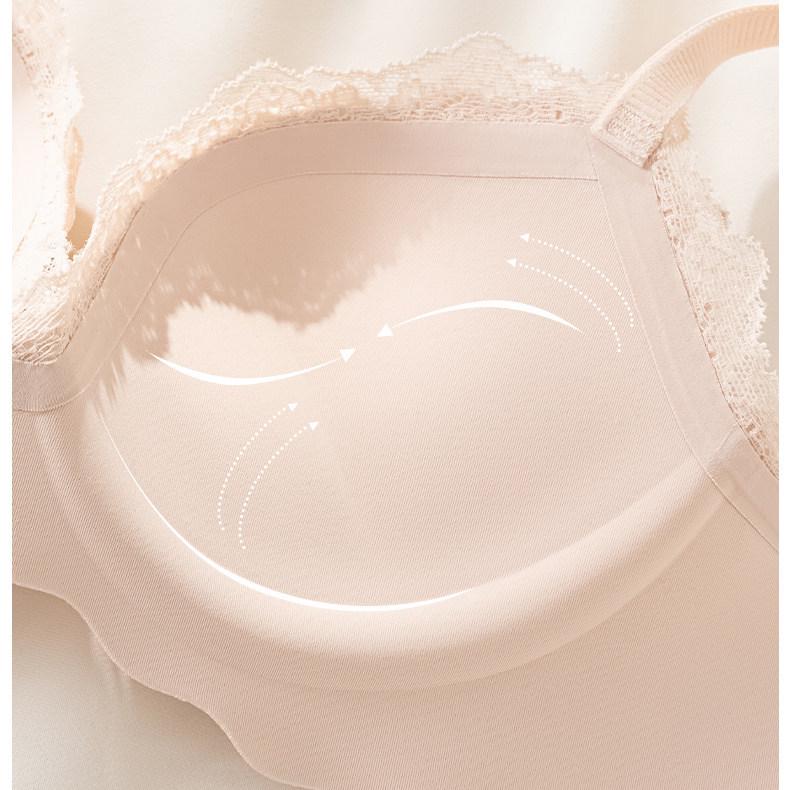 Women's Zodiac Year of the Horse 2026 Red Push-Up Wire-Free Bra with Wrap-Around Thin Straps