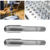 2pcs High Speed Steel   Thread Tap Straight Flutes Thread Tapping Tool Hand Thread Tap