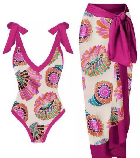 Nové sexy jednodílné plavky dámské bikiny šněrovací souprava plavek dlouhá sukně šifon bikiny