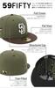 New Era Cap 59FIFTY San Diego Padres 2Tone Side Patch UV Protection 70923141 NER36C0057 7 3/8