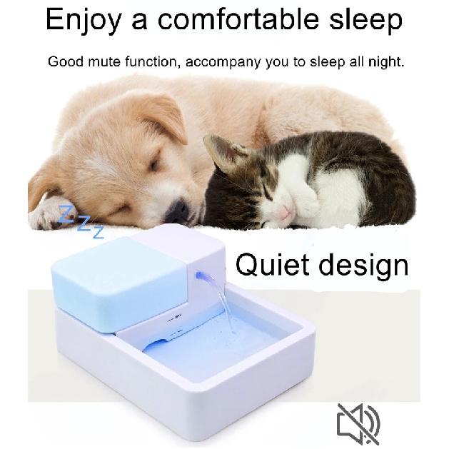 Pet Smart Drinking Fountain Pet Feeding Automatic Circulation Filtering Feeder with UV Sterilization Function