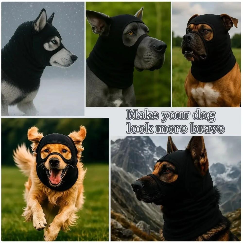 New Warm Dog Face Mask Headgear Multiple Sizes To Choose From Headwear Decoration Leisure Minimalist Pet Supplies