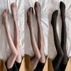 Ultra-Thin Invisible T-Crotch Pantyhose Women Core-Spun Silk Seamless Sheer Stockings Sexy No-Show High Elastic Footed Breathabl
