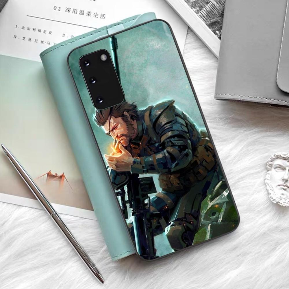 M-Metal Gear S-Solid Game Phone Case Silicone PC+TPU For Samsung S10 20 30 22 23 24 Plus Lite Ultra Cover