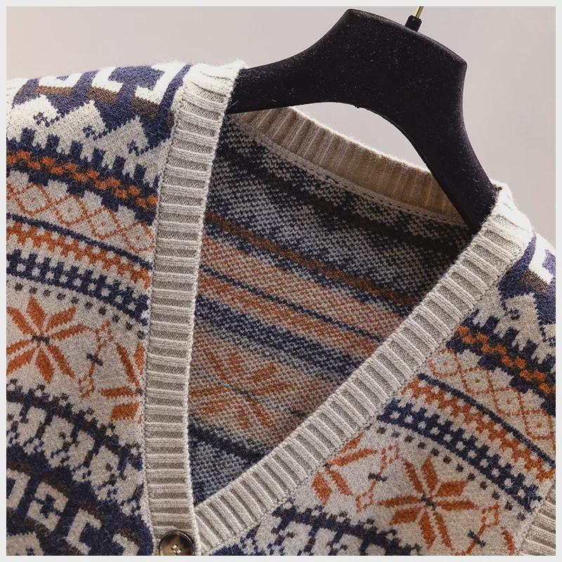 Women's Knitted Cardigan Vest for Early Spring and Autumn 2024 - Loose Fit Sweater