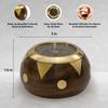 Handtooled Handcrafted Brass & Hardwood Desk Compass - Nautical Collection IM-Q7KL-GSYC