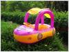 Baby Schwimmring Sonnenschirm Schwimmboot Hockerring Verdickt Kinder Wasserspiel Sonnenschutz Sitzring Netz