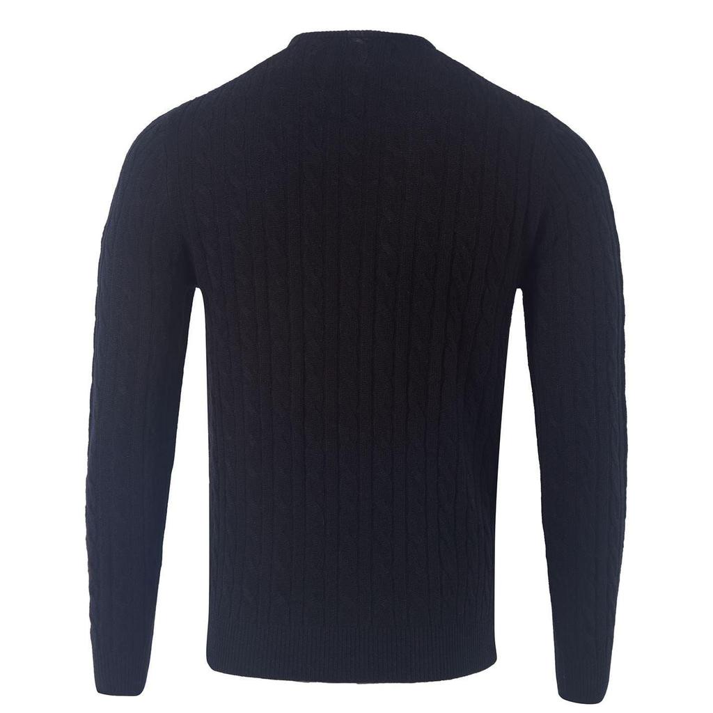 Jack Wills Herren Marlow Zopfmuster Merino-Wollpullover