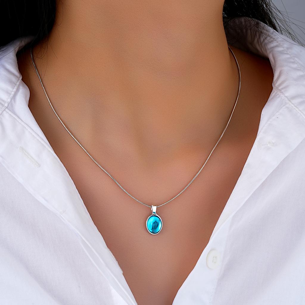 Korean Water Drop Pearl Pendant Necklaces Simple Design Elegant Silver Color Clavicle Chain For Women Trendy Party Jewelry Gifts