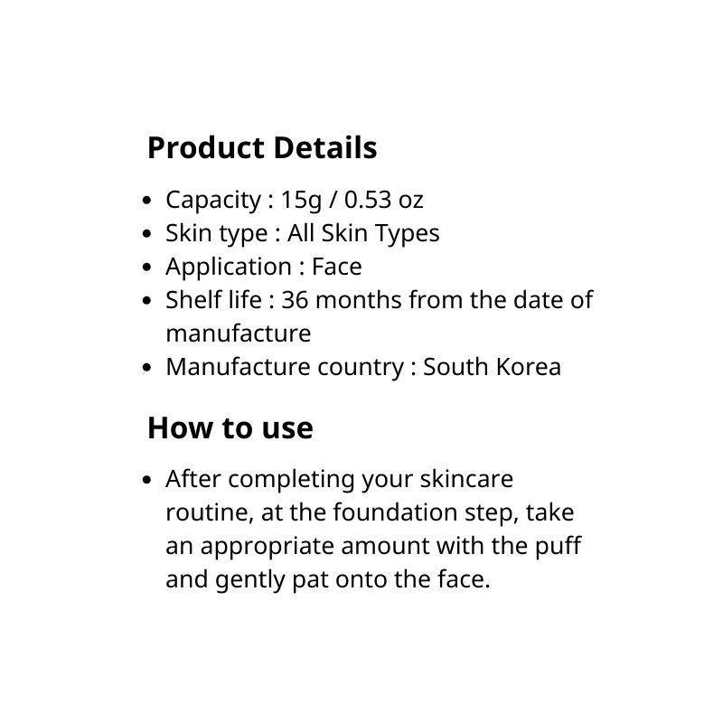 Hera Schwarze Kissen-Foundation Nachfüllpackung 15 g / 0,53 oz