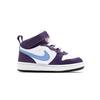 Nike Court Borough Mid 2 TD White Eggplant Baby Sneakers Purple Active-Fuchsia Royal-Pulse CD7784-106