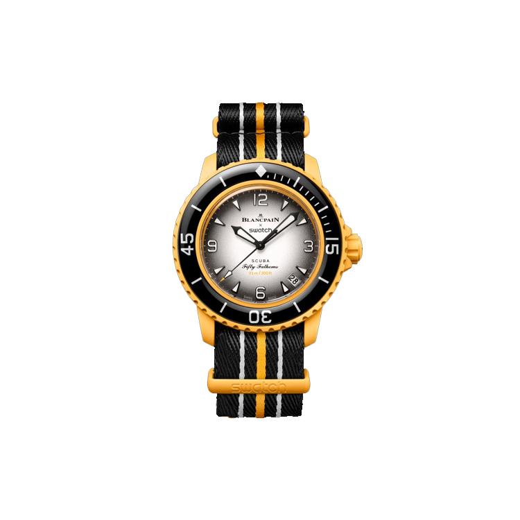 

SWATCH Men 42.3mm Beige Watch SO35S100 SO35S100 Pacific Style