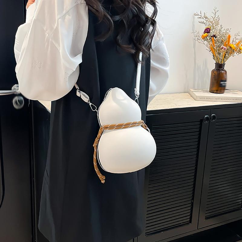 Damen Kürbisbeutel Modetrend Nischendesign Einfach Sonderform Persönlichkeit Einfache Schulter Umhängetasche