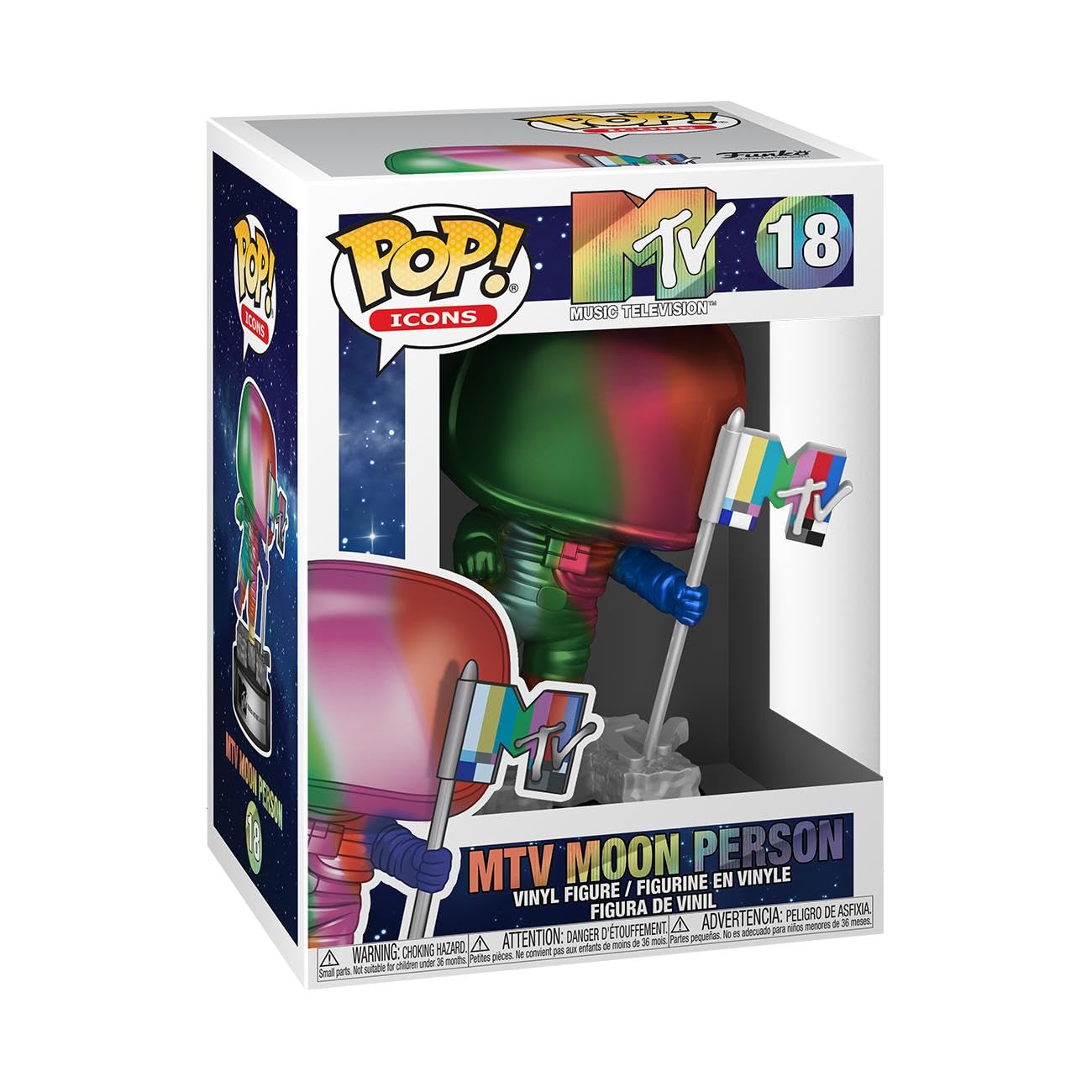 

FUNKO AD Лунный человек POP! ИКОНЫ MTV- (радуга) (Монтана)